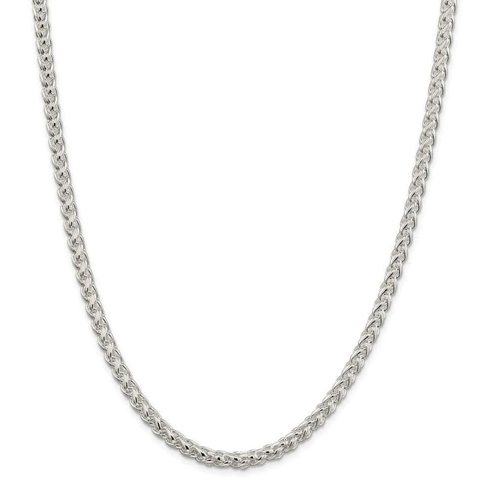 Lovely Rita's Chains Size 18 Silver Polished 5.00-mm Solid Round Spiga Chain
