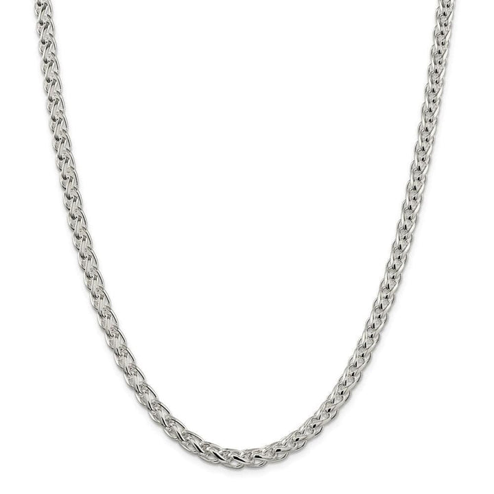 Lovely Rita's Chains Size 18 Silver Polished 6.00-mm Solid Round Spiga Chain