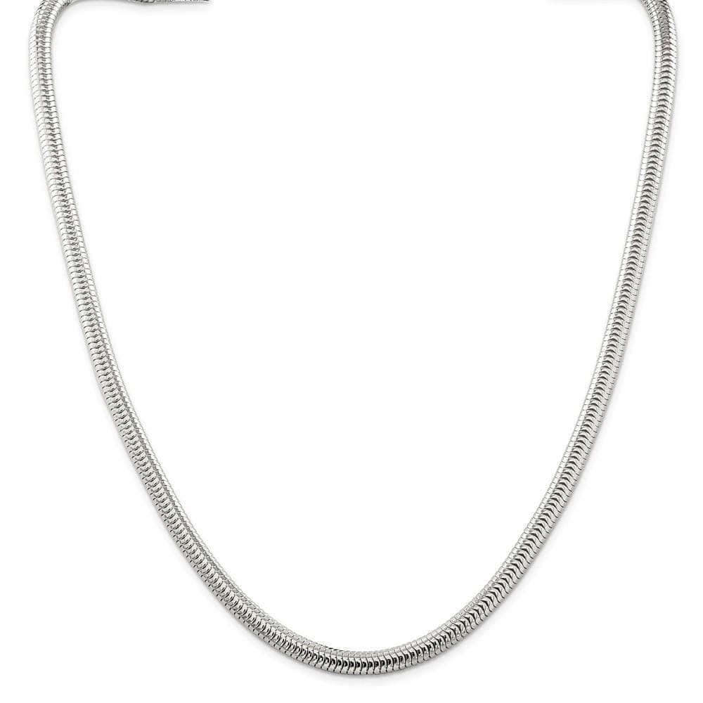 Lovely Rita's Chains Size 18 Sterling Silver Polished Snake Chain 6MM