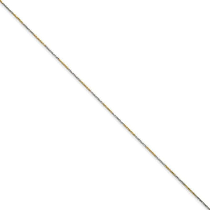 Chisel Chains Size 18 White Yellow Rhodium Brass Plated Fancy Chain