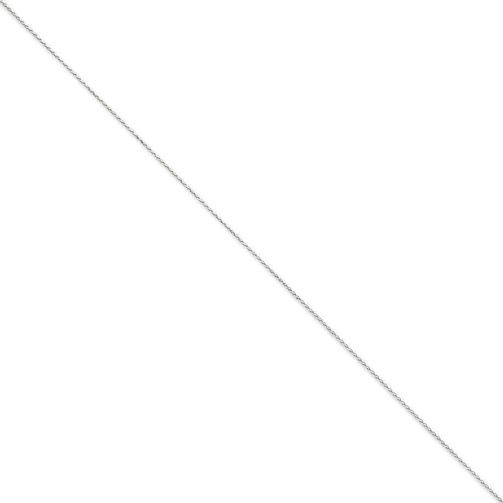 Lovely Rita's Chains Size 6 14k White Gold 1.20mm Diamond Cut Spiga Chain