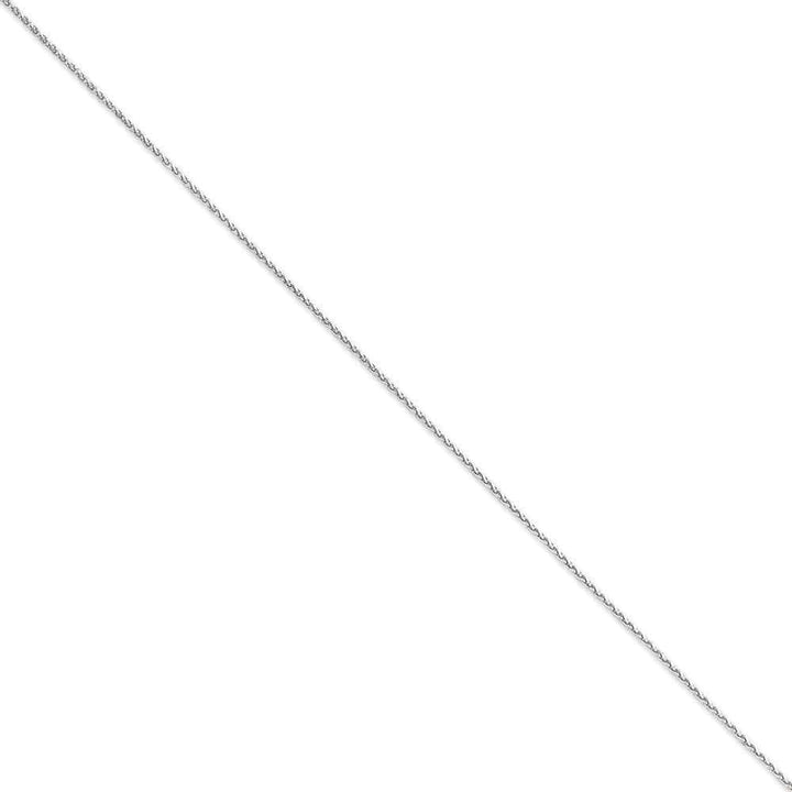 Lovely Rita's Chains Size 6 14k White Gold 1.40mm Diamond Cut Spiga Chain