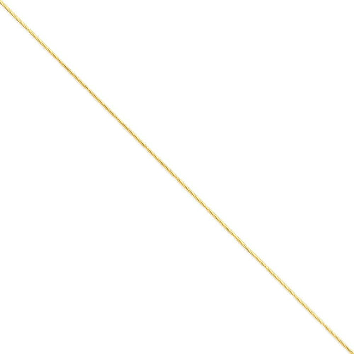 Lovely Rita's Chains Size 7 14k Yellow Gold 1.20mm Octagonal Snake Chain