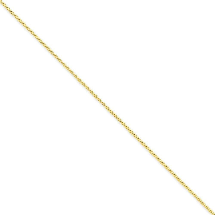 Lovely Rita's Chains Size 7 14k Yellow Gold 1.40mm Diamond Cut Spiga Chain