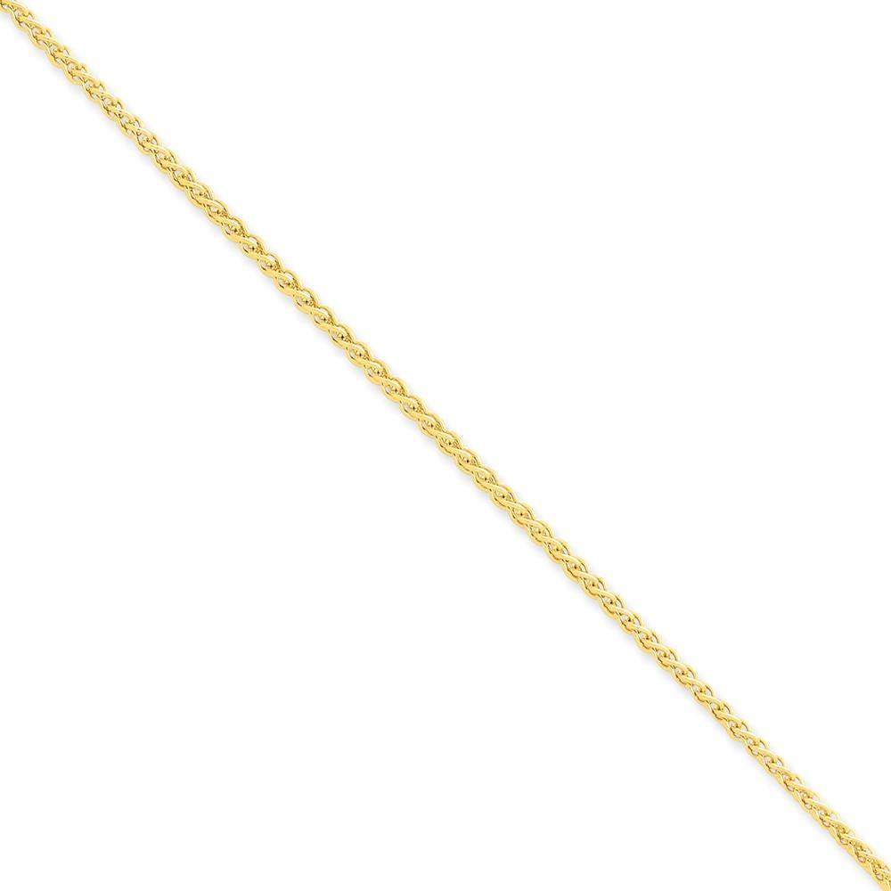 Lovely Rita's Chains Size 7 14k Yellow Gold 2.00m Solid Polished Spiga Chain