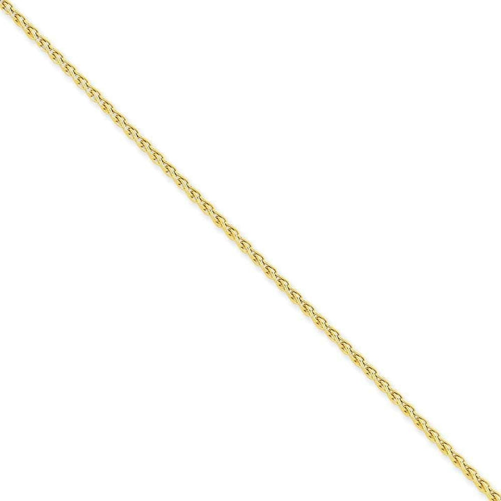 Lovely Rita's Chains Size 7 14k Yellow Gold 2.25mm Parisian Wheat Chain