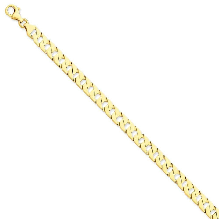 Lovely Rita's Chains Size 7 14k Yellow Gold 7.00-mm Fancy Curb Link Chain