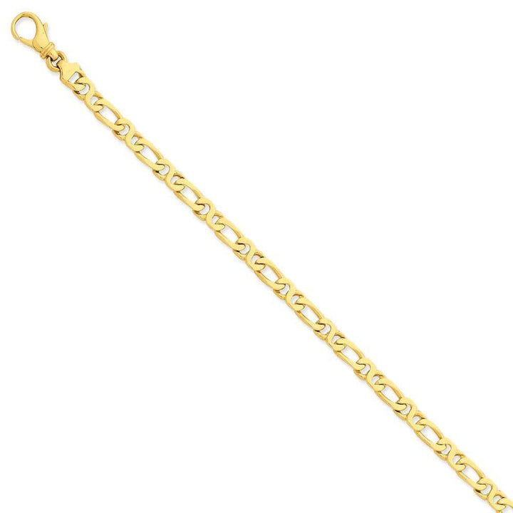 Lovely Rita's Chains Size 7 14k Yellow Gold Solid 4.80mm Fancy Link Chain