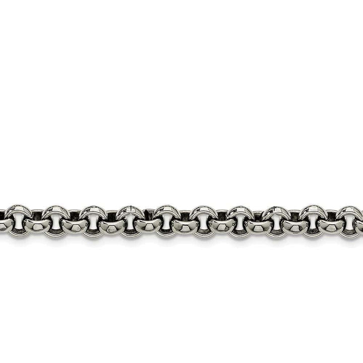 Chisel Chains Size 7.75 Staless Steel Rolo Chain 8MM