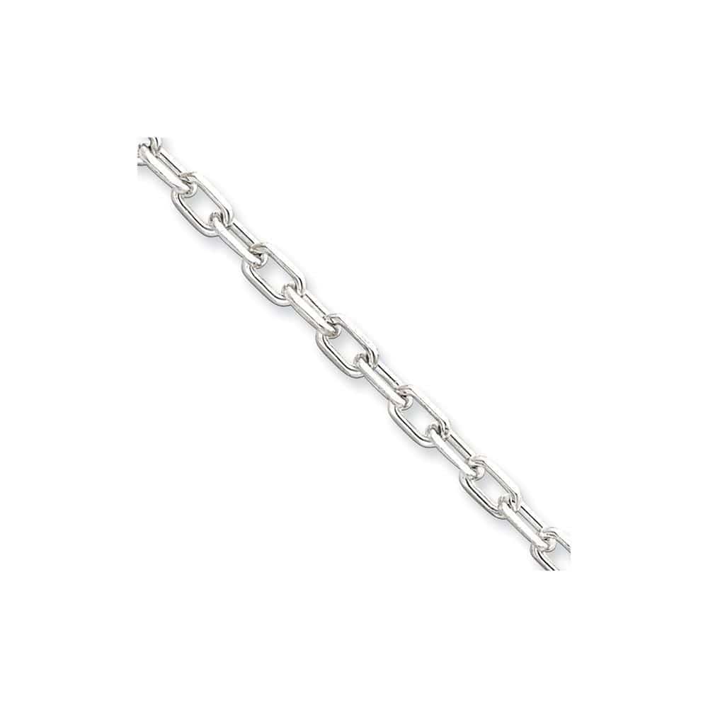 Lovely Rita's Chains Size 7 Silver 3.50-mm Fancy D.C Open Link Cable Chain
