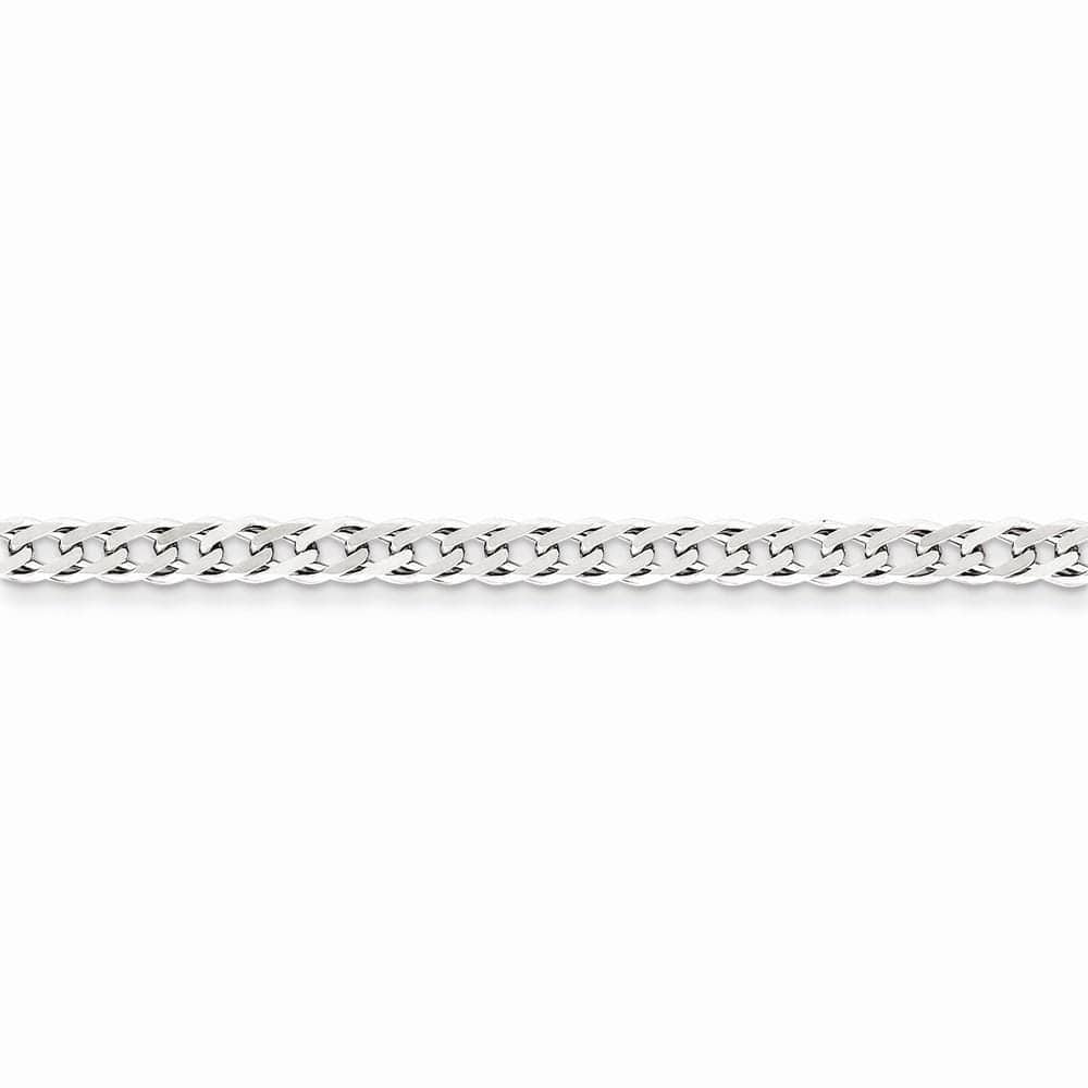 Lovely Rita's Chains Size 7 Silver 4.25-mm Double 6 Side Flat Fancy Chain