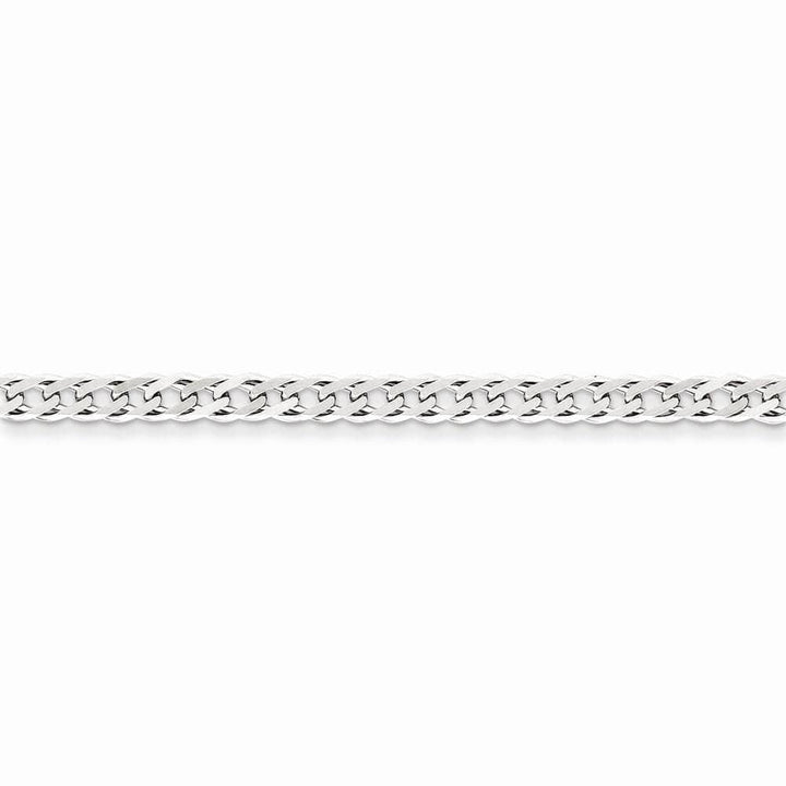 Lovely Rita's Chains Size 7 Silver 4.25-mm Double 6 Side Flat Fancy Chain