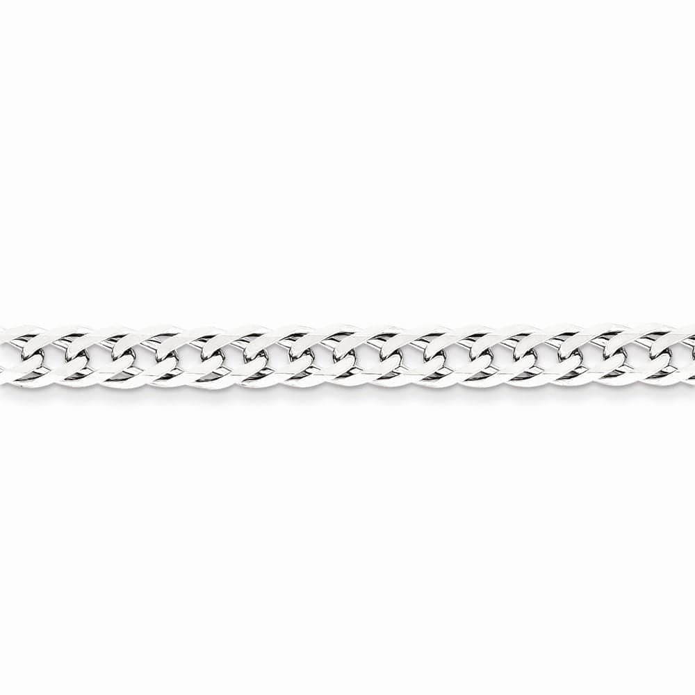 Lovely Rita's Chains Size 7 Silver 6.25-mm Double 6 Side Flat Fancy Chain