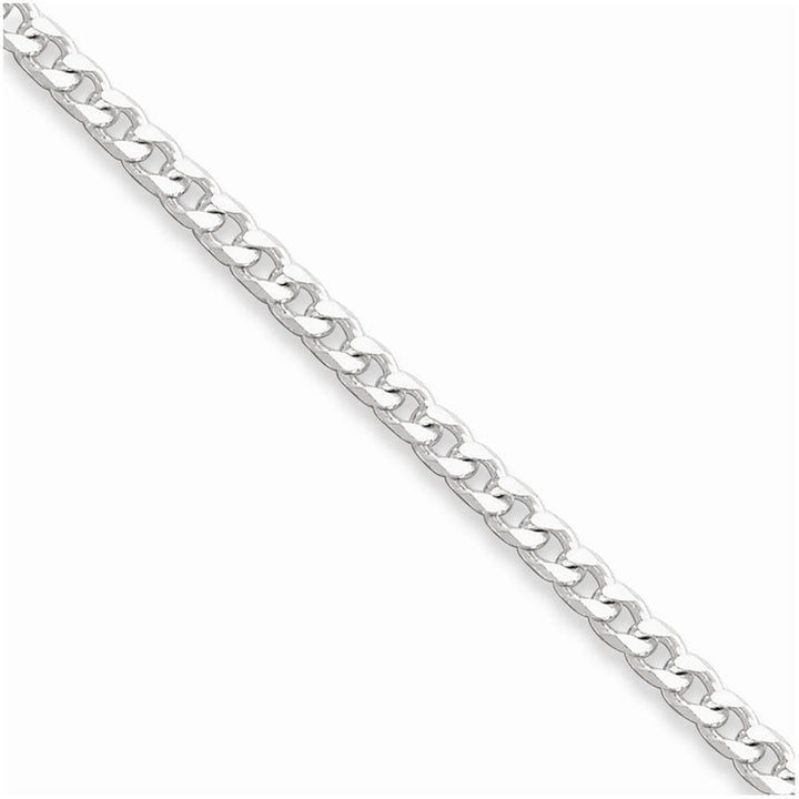 Lovely Rita's Chains Size 7 Silver Polished 3.15-mm Solid Curb Link Chain