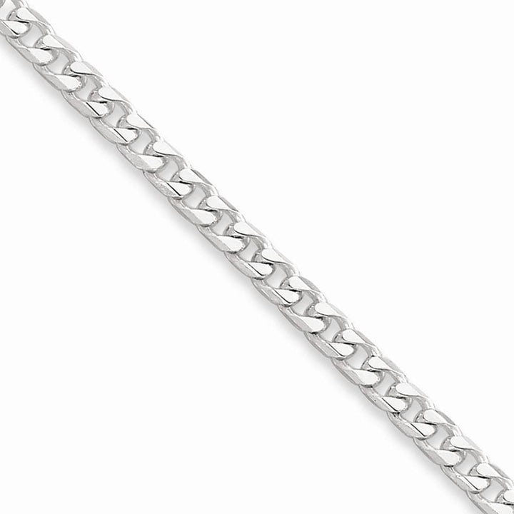 Lovely Rita's Chains Size 7 Silver Polished 3.50-mm Solid Curb Link Chain