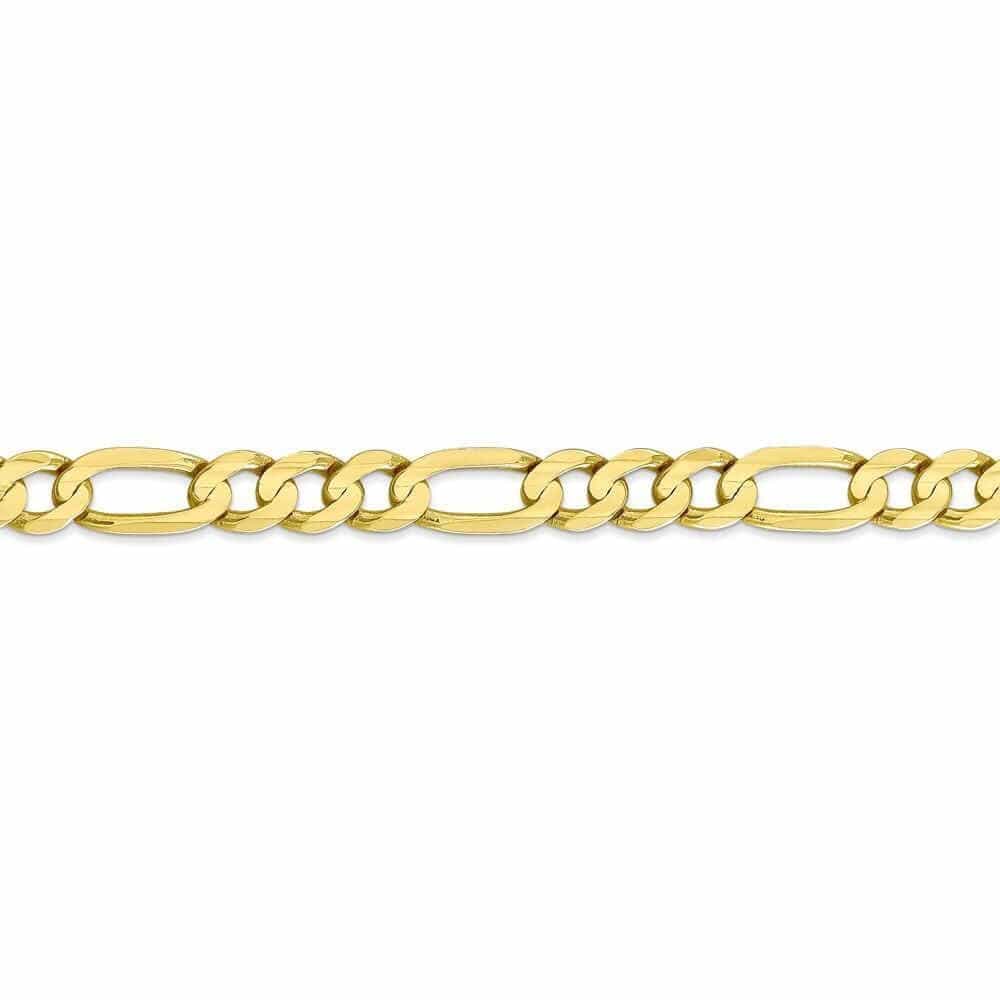 Lovely Rita's Chains Size 8 10k Yellow Gold Light Figaro Chain 6.75MM