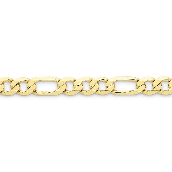Lovely Rita's Chains Size 8 10k Yellow Gold Light Figaro Chain 8.75MM