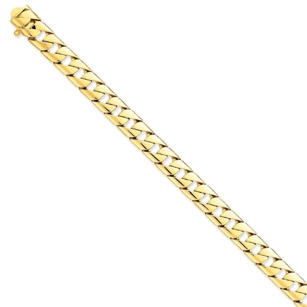 Lovely Rita's Chains Size 8 14k Yellow Gold 10.00m Rounded Fancy Curb Chain