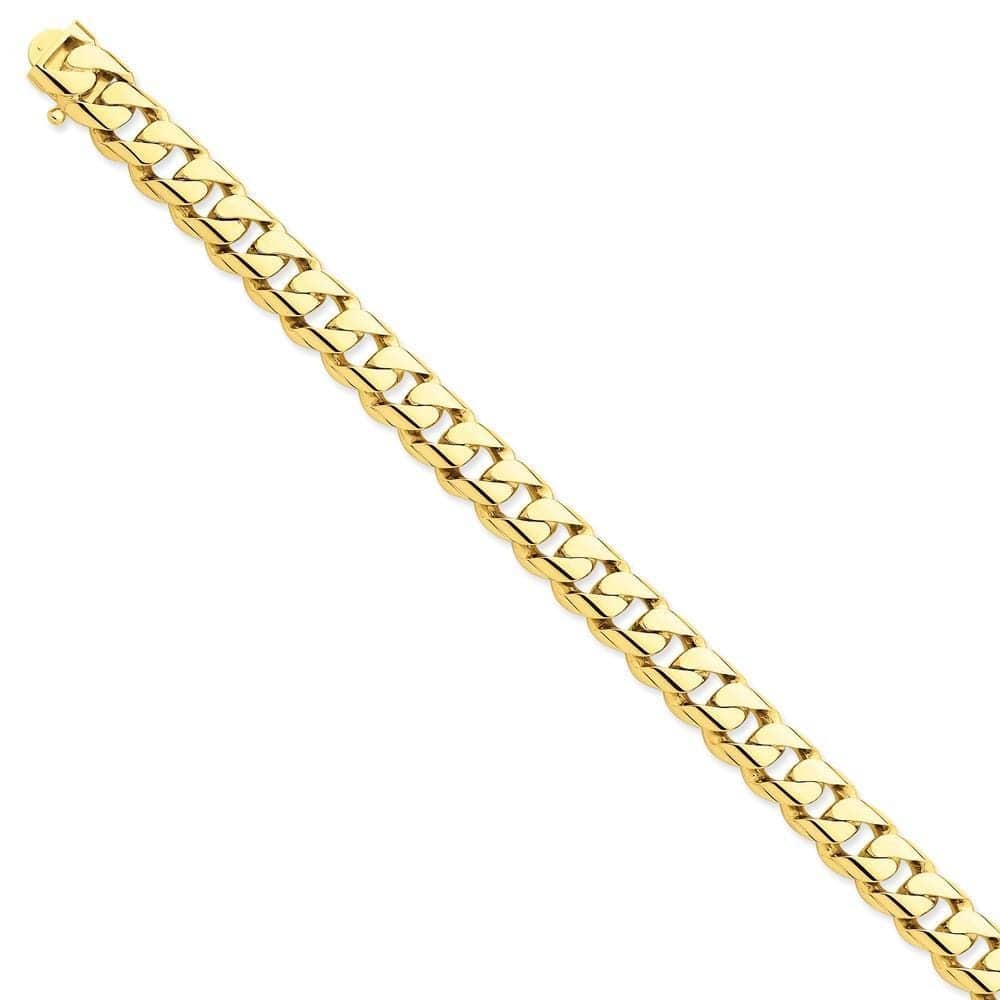 Lovely Rita's Chains Size 8 14k Yellow Gold 10.00m Rounded Fancy Curb Chain