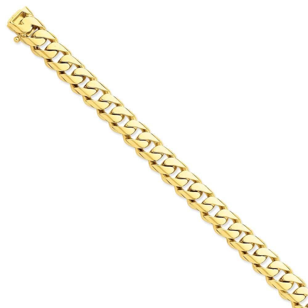 Lovely Rita's Chains Size 8 14k Yellow Gold 11.00m Rounded Fancy Curb Chain