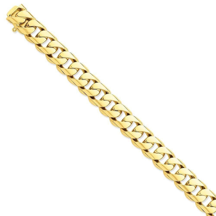 Lovely Rita's Chains Size 8 14k Yellow Gold 13.00m Rounded Fancy Curb Chain