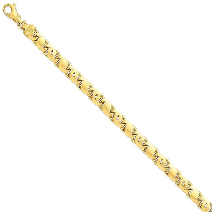 Lovely Rita's Chains Size 8 14k Yellow Gold 7.50mm Fancy S Link Chain