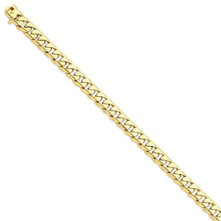 Lovely Rita's Chains Size 8 14k Yellow Gold 8.75mm Rounded Fancy Curb Chain