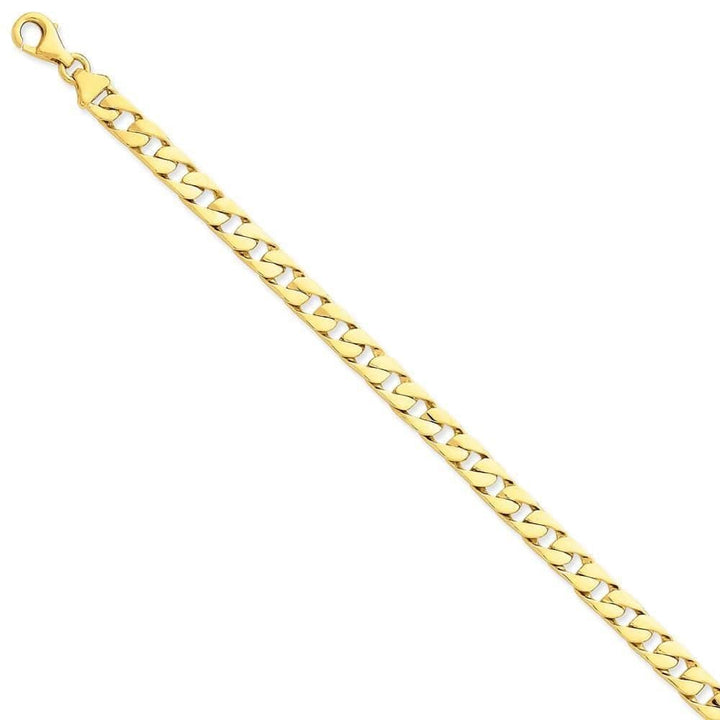 Lovely Rita's Chains Size 8 14k Yellow Gold Solid 6.50mm Fancy Link Chain