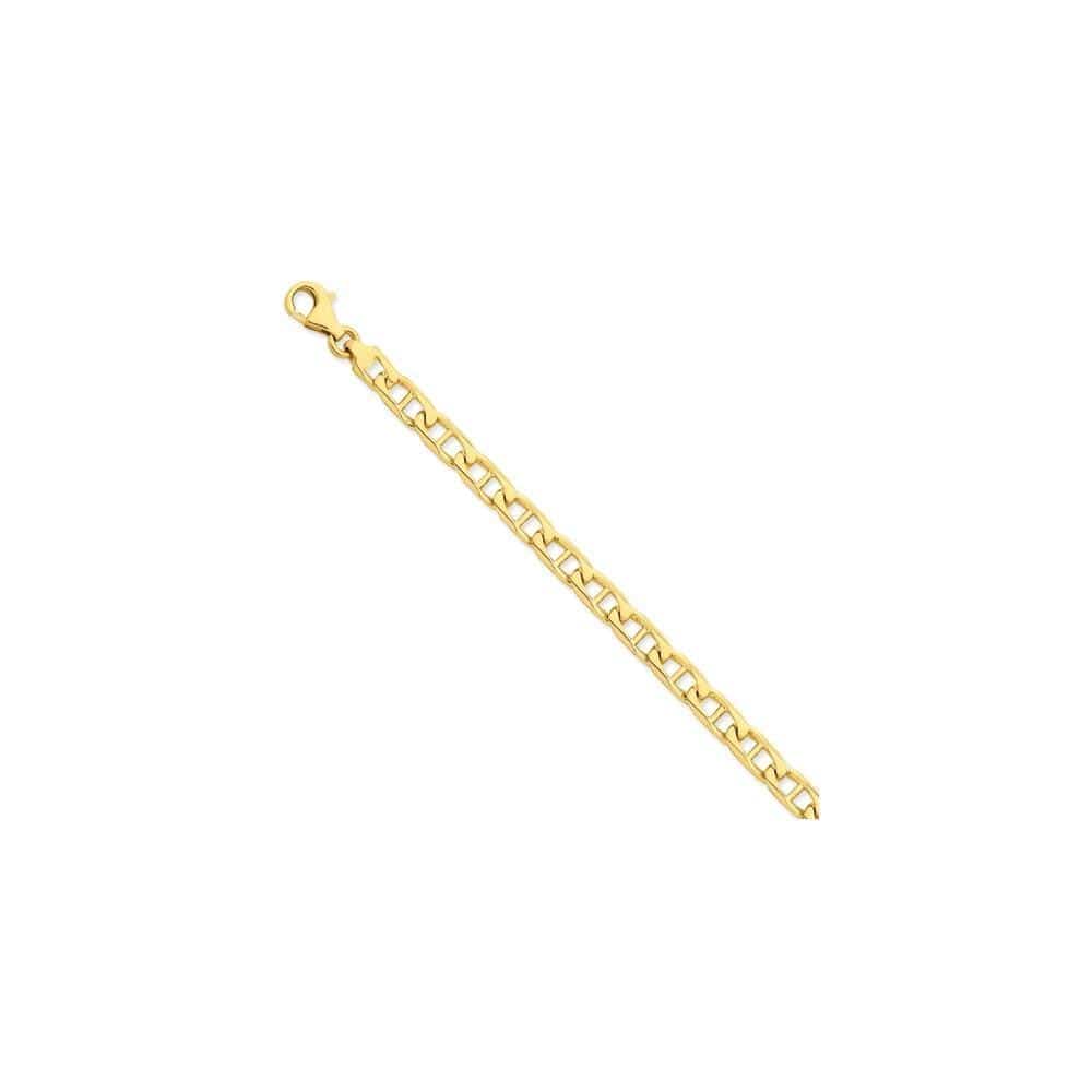 Lovely Rita's Chains Size 8 14k Yellow Gold Solid 7.00mm Anchor Link Chain