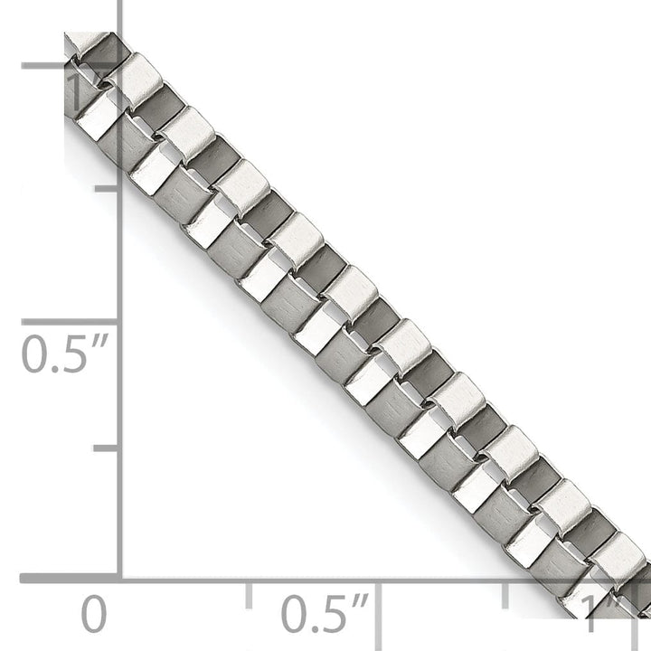 Chisel Chains Stainless Steel Box Chain 4MM