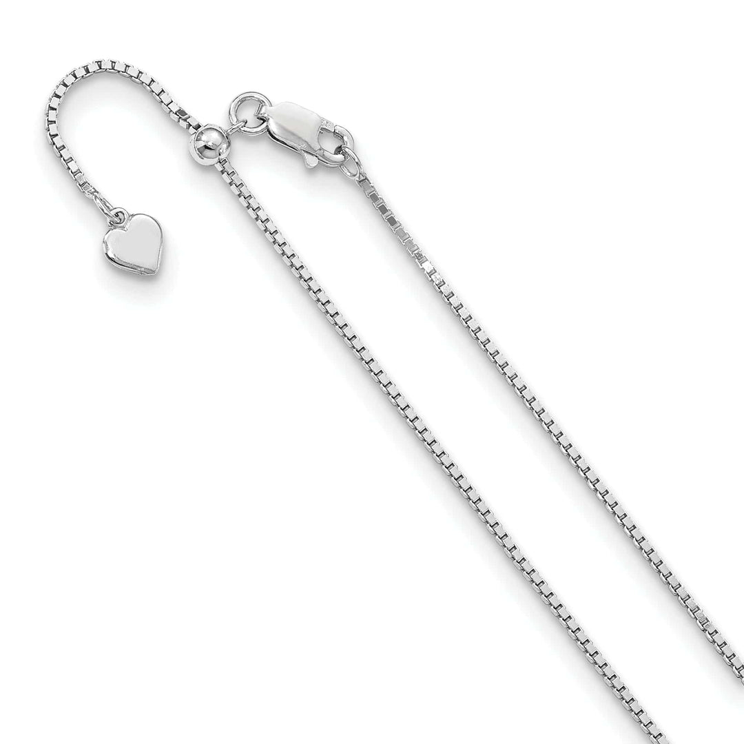 Lovely Rita's Chains Sterling Silver 1.15 mm Adjustable Box Chain