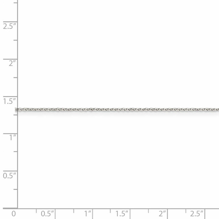 Lovely Rita's Chains Sterling Silver 1.15-mm Flat Cable Chain