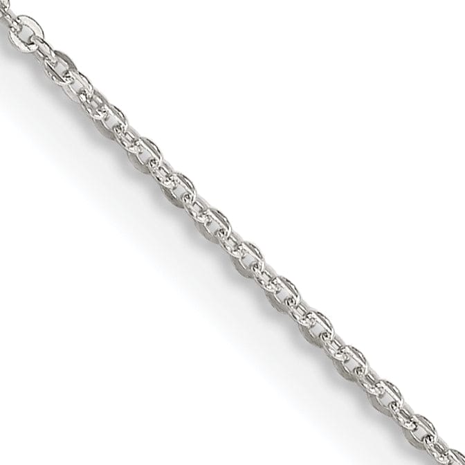 Lovely Rita's Chains Sterling Silver 1.15-mm Flat Cable Chain
