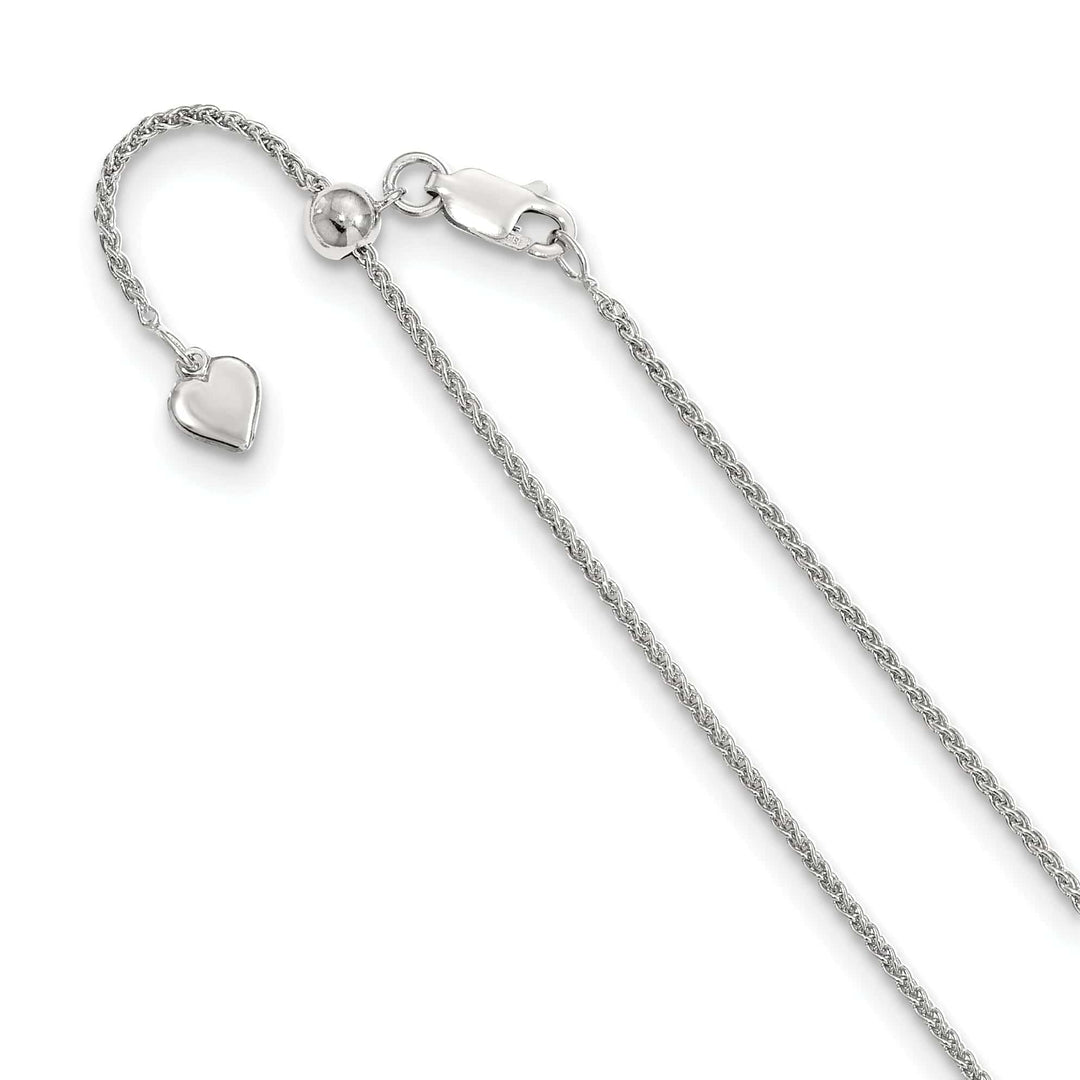 Lovely Rita's Chains Sterling Silver 1.45 mm Adjustable Spiga Chain