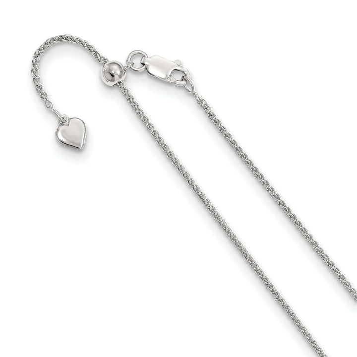 Lovely Rita's Chains Sterling Silver 1.45 mm Adjustable Spiga Chain