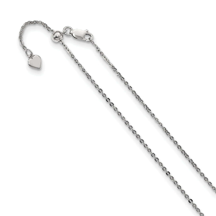 Lovely Rita's Chains Sterling Silver 1.75 mm Adjustable Cable Chain