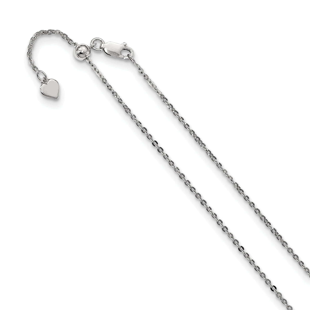 Lovely Rita's Chains Sterling Silver 1.75 mm Adjustable Cable Chain