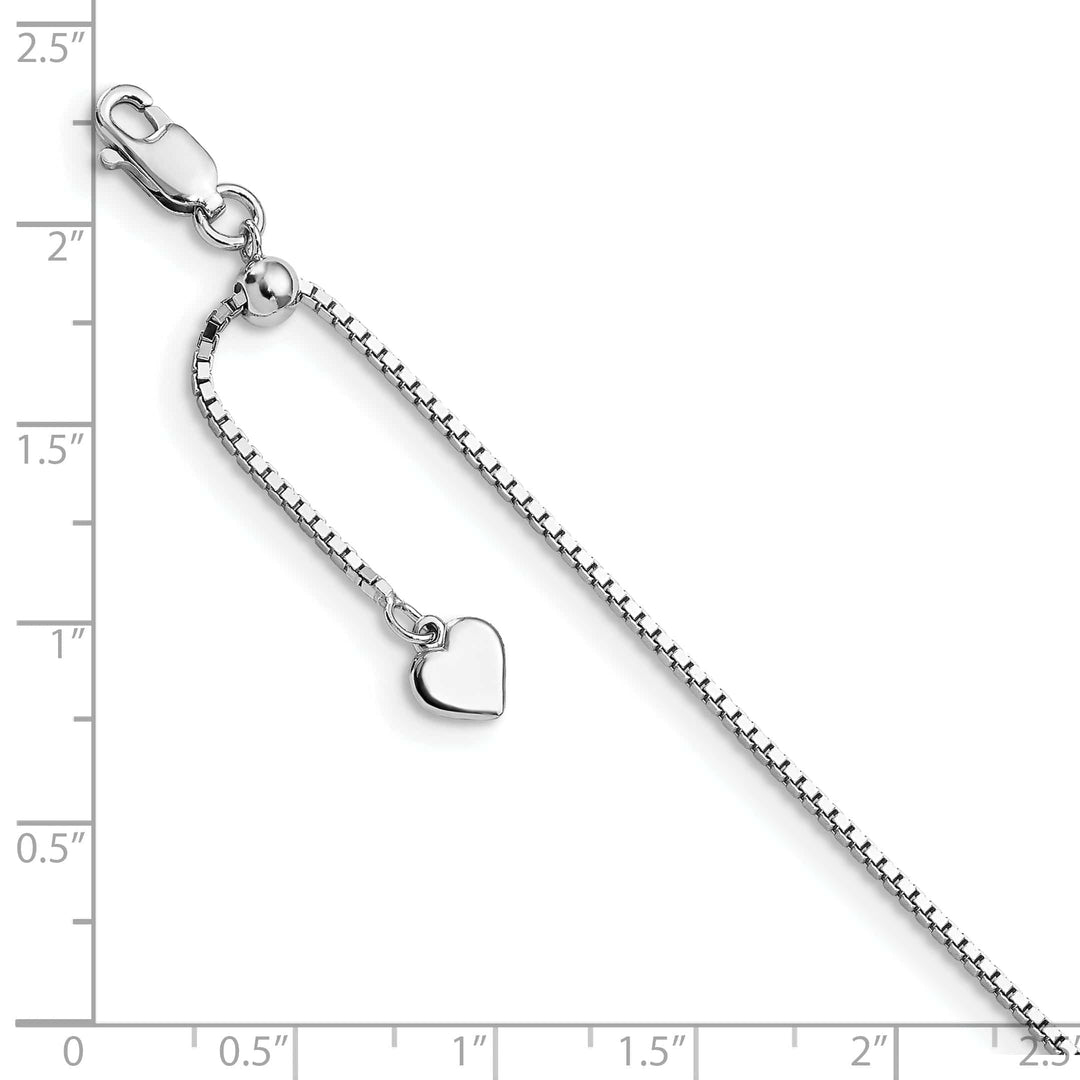 Lovely Rita's Chains Sterling Silver 11in Adjustable Box Chain