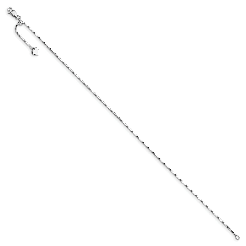 Lovely Rita's Chains Sterling Silver 11in Adjustable Box Chain