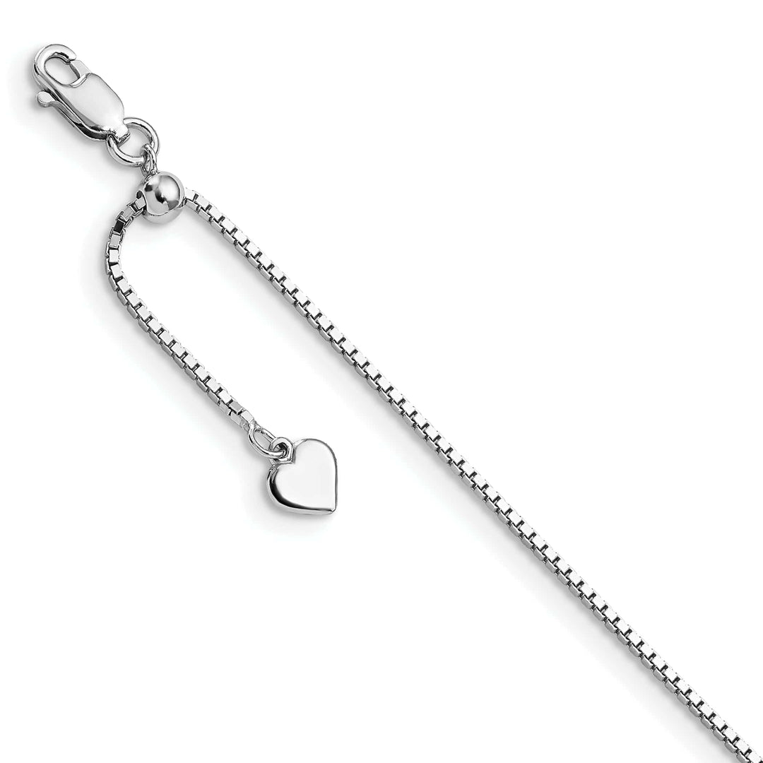 Lovely Rita's Chains Sterling Silver 11in Adjustable Box Chain