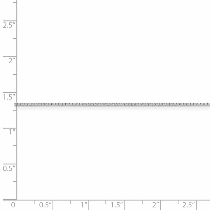 Lovely Rita's Chains Sterling Silver 4-Sided D.C Mirror Box Chain