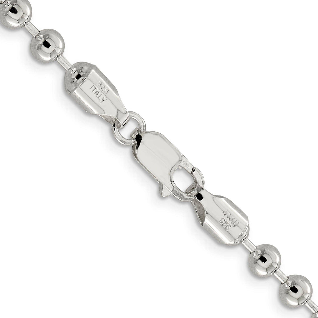 Lovely Rita's Chains Sterling Silver Beaded Bead Chain 5MM