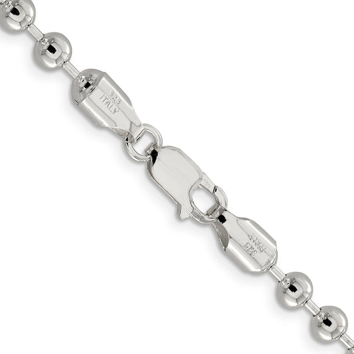 Lovely Rita's Chains Sterling Silver Beaded Bead Chain 5MM