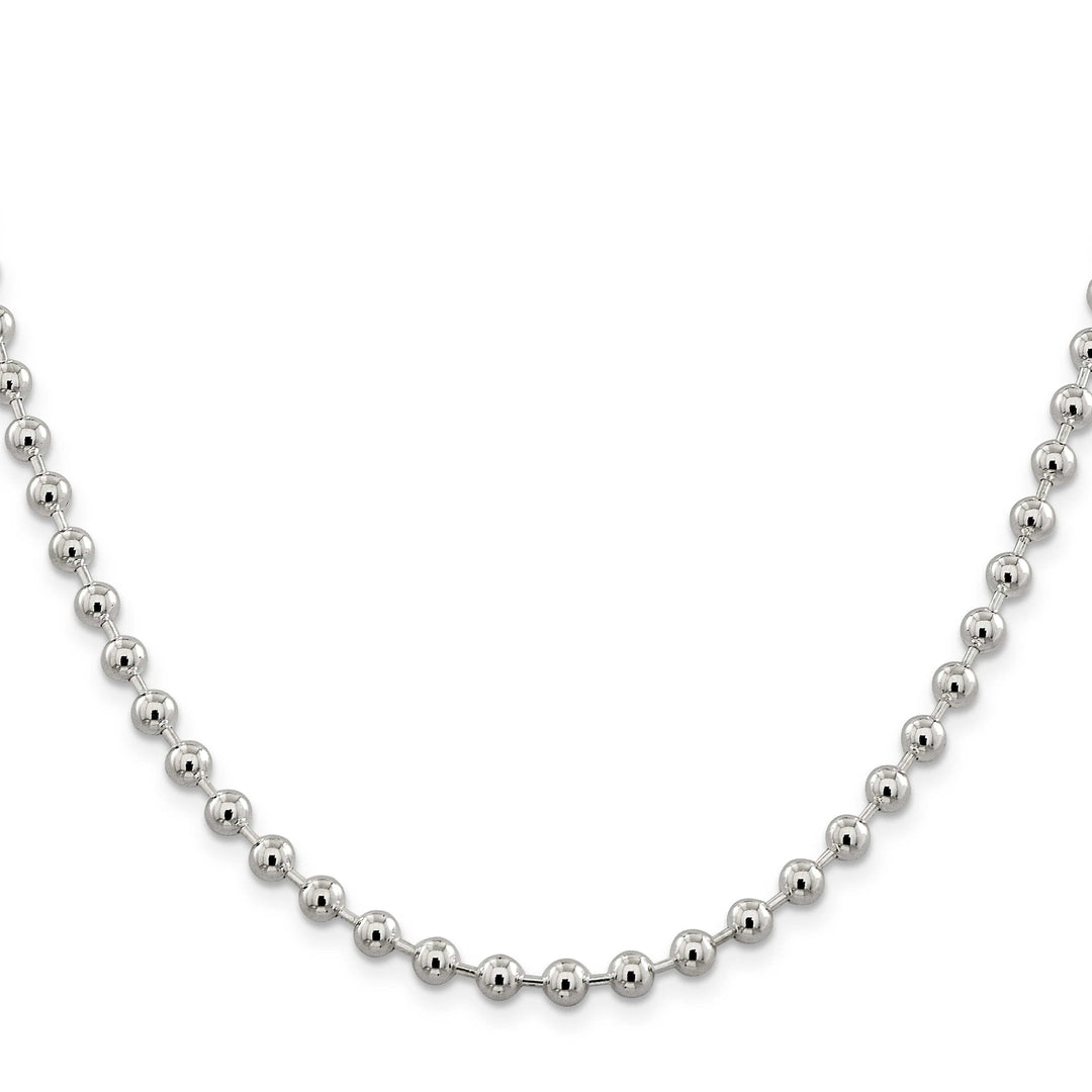 Lovely Rita's Chains Sterling Silver Beaded Bead Chain 5MM