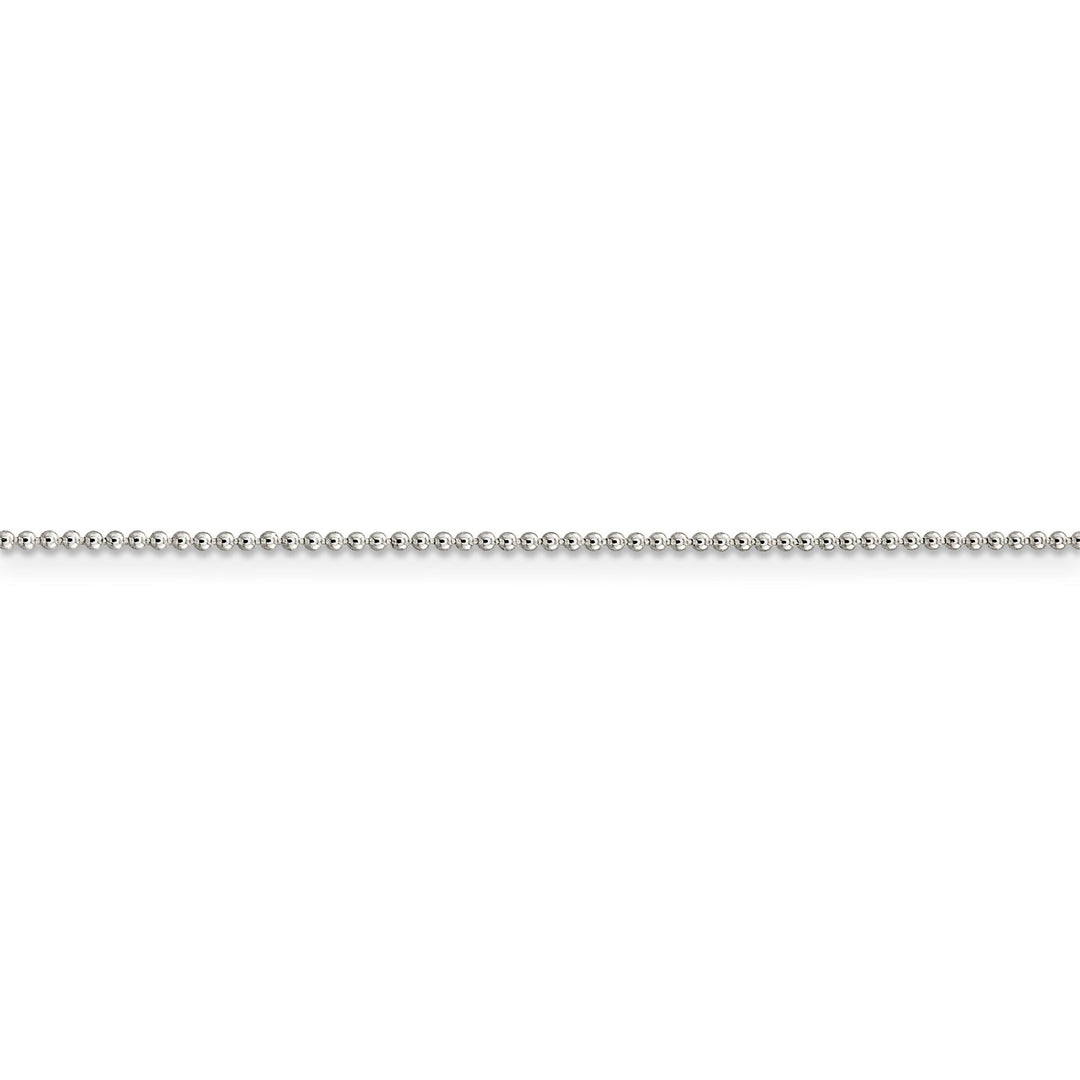 Lovely Rita's Chains Sterling Silver Beaded Chain 1.25MM