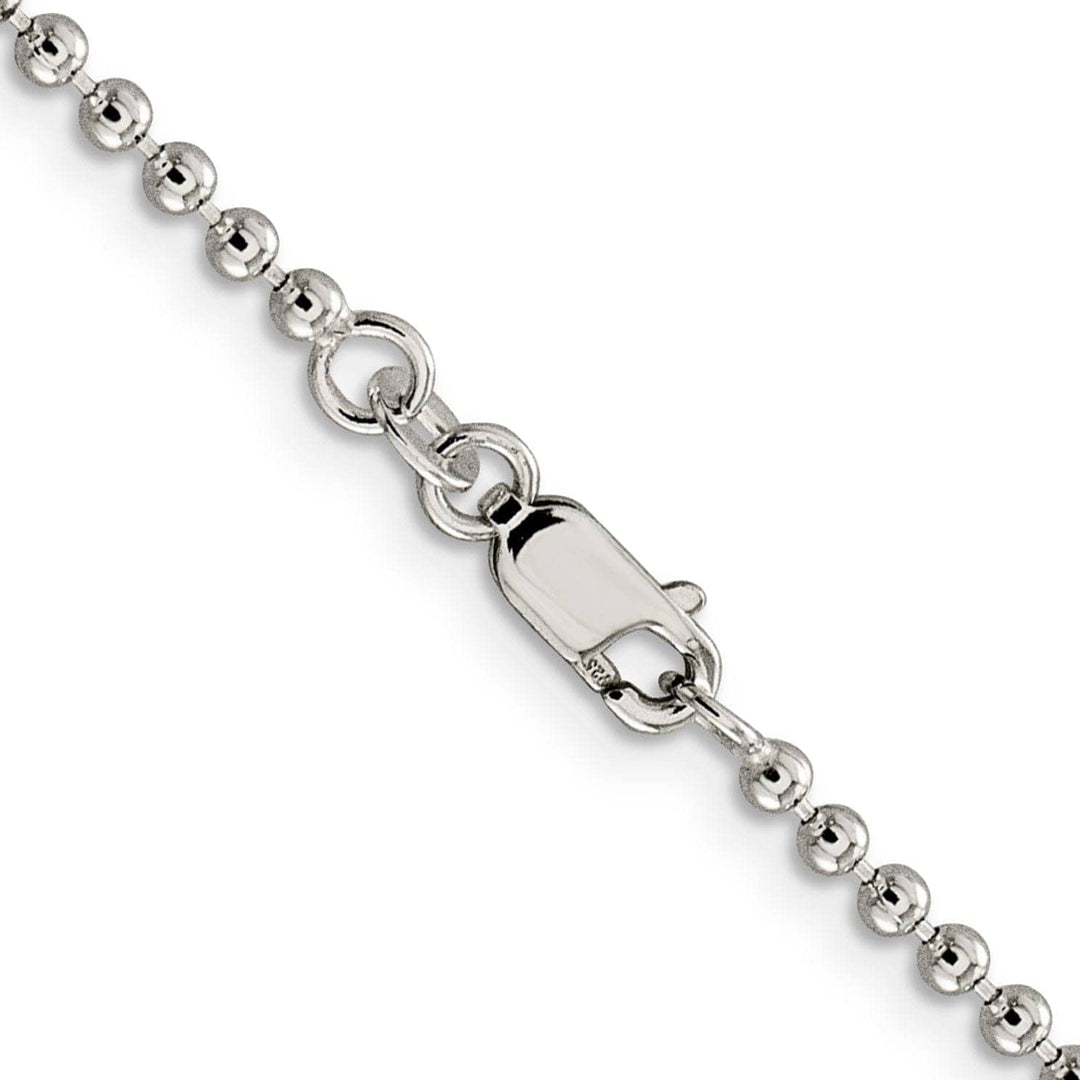 Lovely Rita's Chains Sterling Silver Beaded Chain 2.35MM