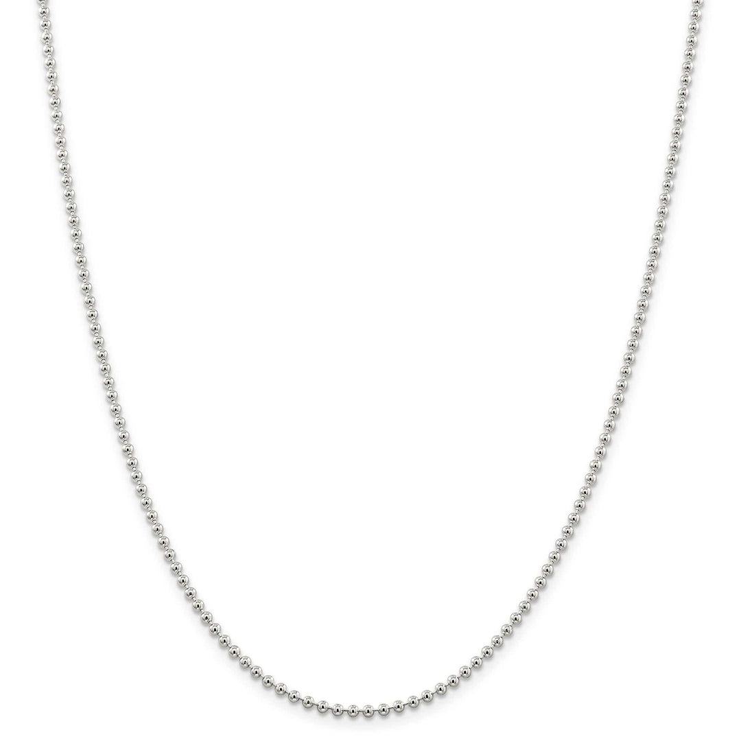 Lovely Rita's Chains Sterling Silver Beaded Chain 2.35MM