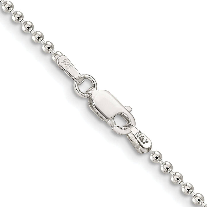 Lovely Rita's Chains Sterling Silver Beaded Chain 2MM
