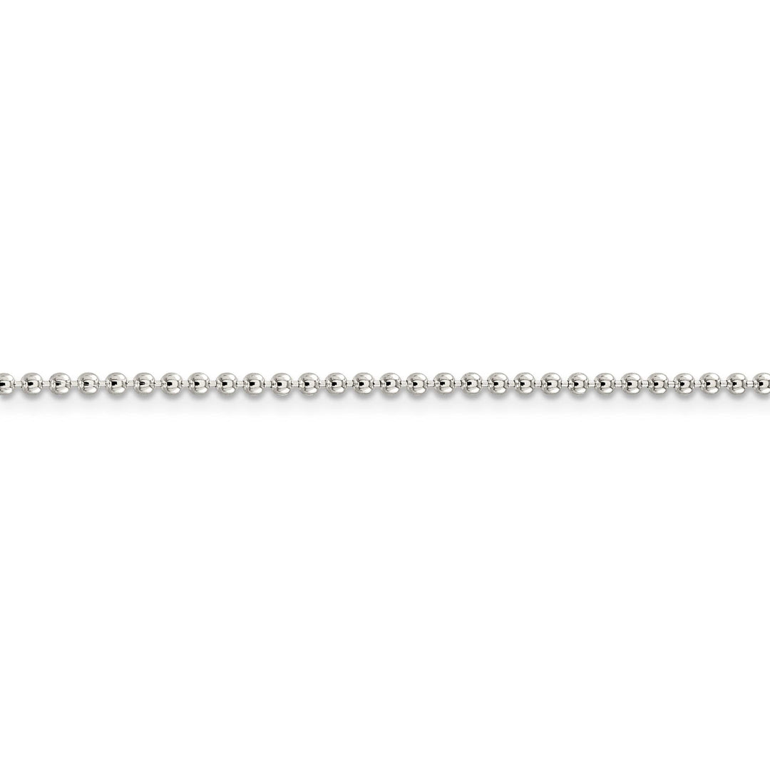 Lovely Rita's Chains Sterling Silver Beaded Chain 2MM
