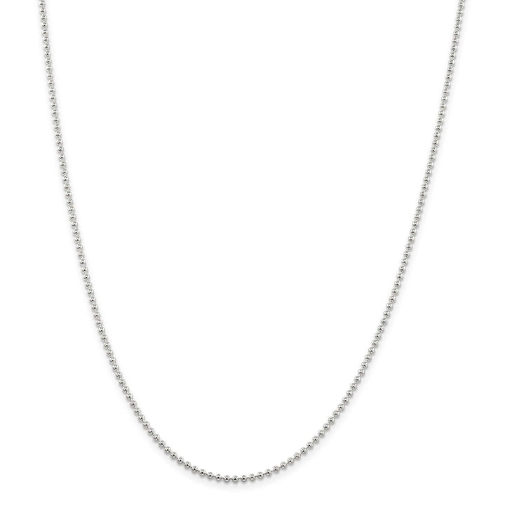 Lovely Rita's Chains Sterling Silver Beaded Chain 2MM